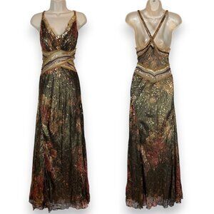 Sherri Hill Multicolor Maxi Dress